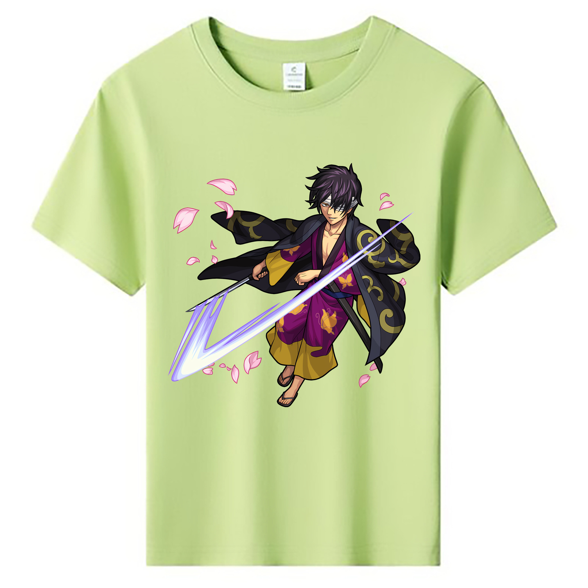 （画像用） ぎんたま 坂田銀時（さかたぎんとき） 神楽 志村新八（しむら しんぱち） GINTAMA Sakata Gintoki Kagura Shimura Shinpachi 綿100％キッズTシャツ（フロントプリント）